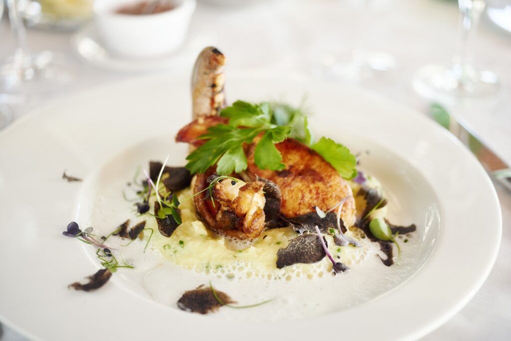 Lobster-Gericht im Rive